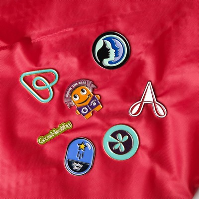 Soft Enamel Lapel Pins - 1 1/4" W x 1 1/4" H Diestruck